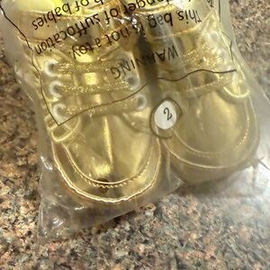 Unlisted Gold Baby Walker Shoes